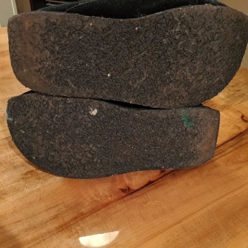 Simple Sheep black leather and wool boots size 7 - Picture 8 of 8